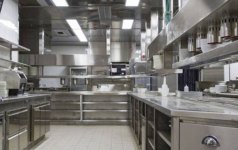 An image of a restaurant's kitchen area